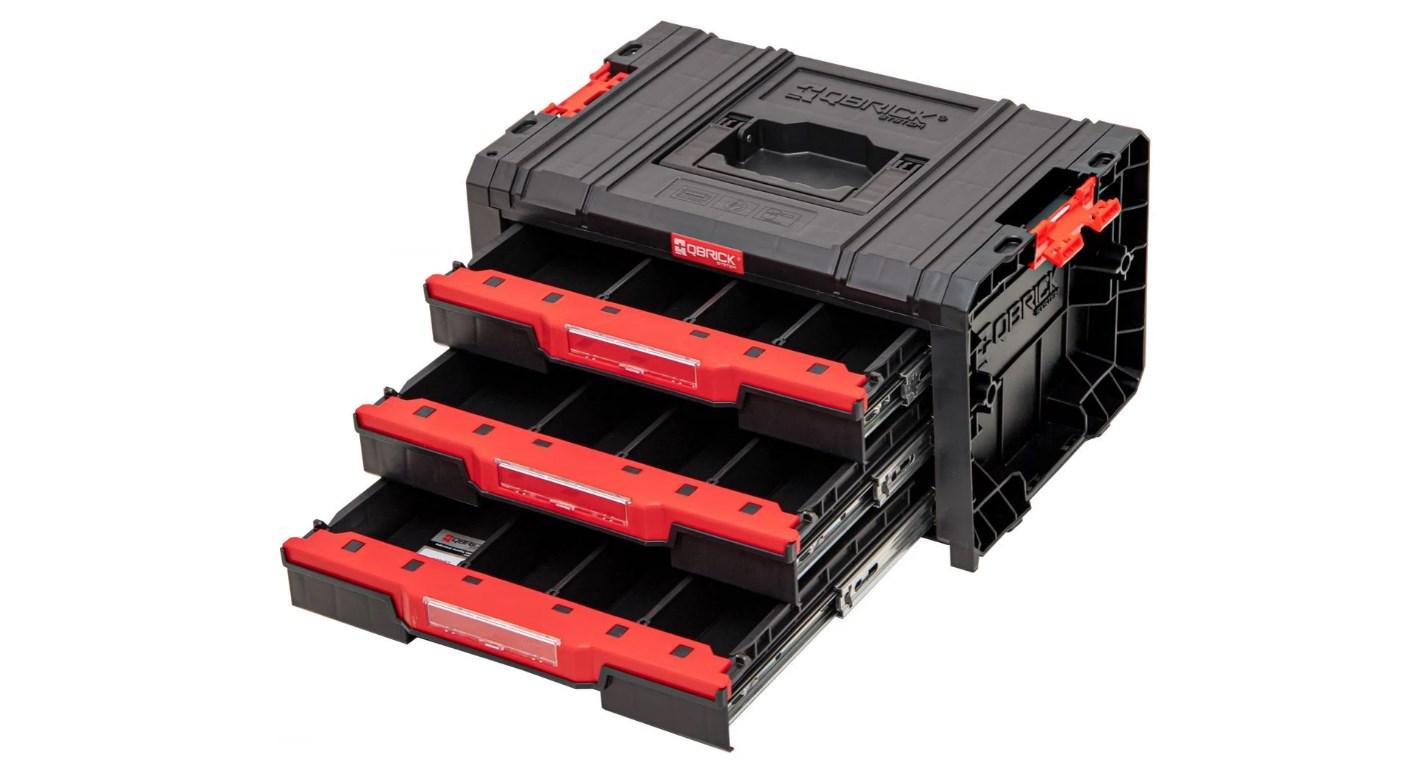Værktøjskasse med skuffer - QBRICK System PRO Drawer 3 Toolbox 2.0 Expert billede