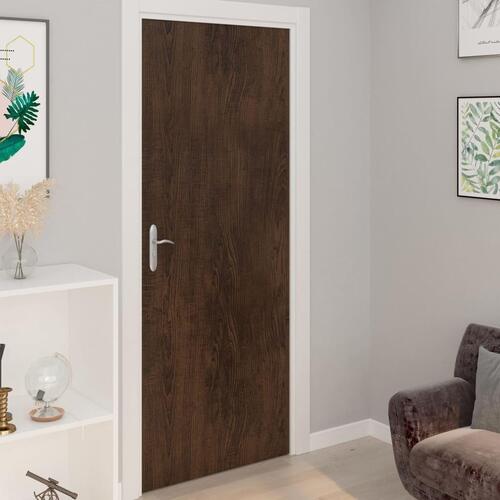 Selvklæbende møbelfolie 2 stk. 500x90 cm PVC mørkt egetræ