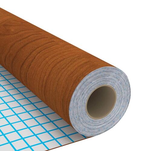Selvklæbende møbelfolie 2 stk. 500x90 cm PVC lyst egetræ