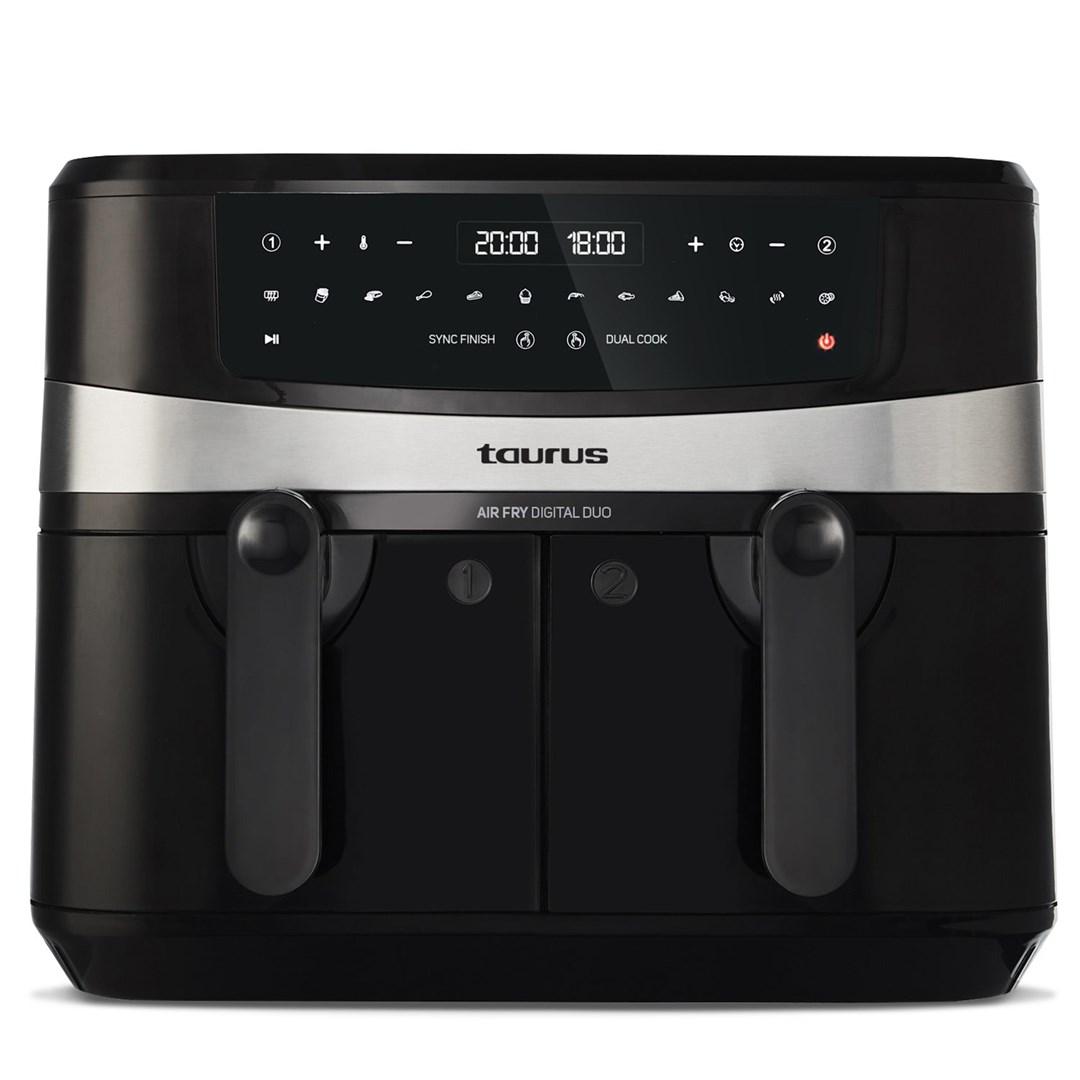 Airfryer dobbeltkurv 9 l - Taurus Air Fry Digital Duo, sort, 2.200 W billede