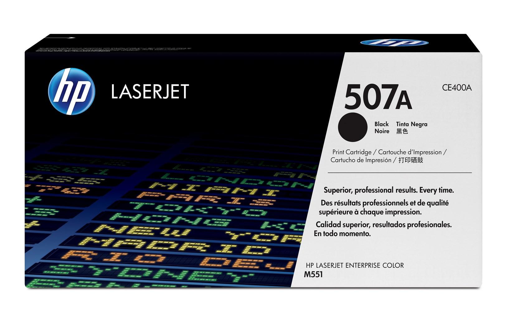 Toner til laserprinter HP 507A sort - original