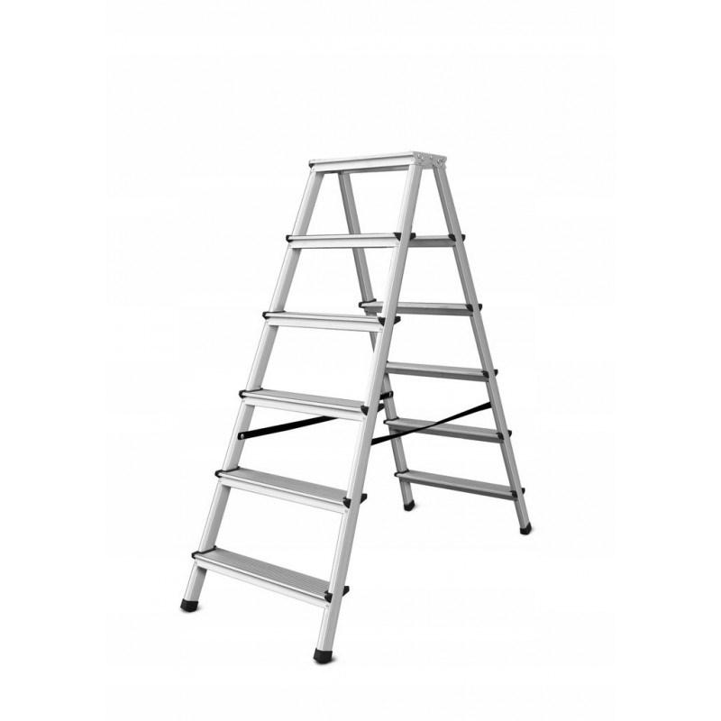 Stige dobbelt A-stige AWTOOLS AW23006 billede