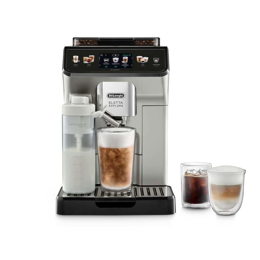 Kaffemaskine fuldautomatisk - De’Longhi Eletta Explore ECAM450.65.S, 1,8 l