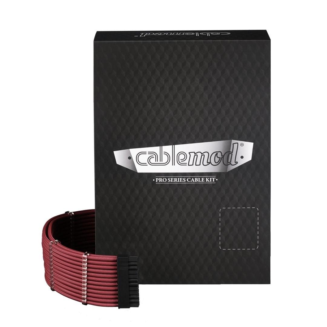 Kabelsleeve kit til strøm - CableMod Pro Series, rød billede