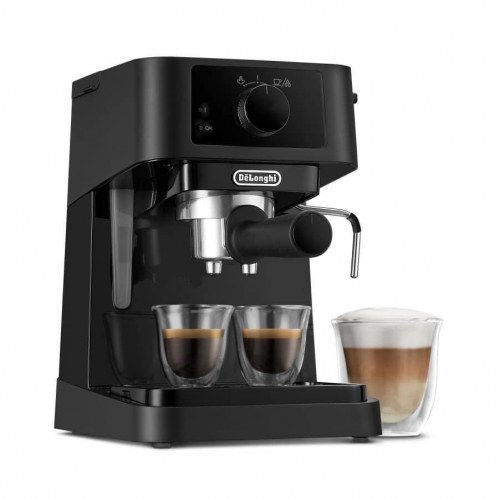 Espressomaskine DeLonghi EC230, 15 bar, mælkeskummer, 1100 W, sort