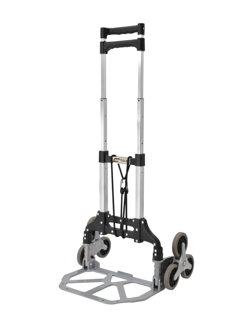 Sækkevogn til trapper - AWTOOLS, foldbar, 80 kg billede