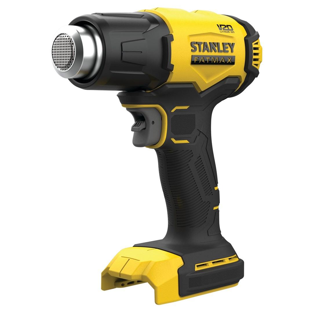 Varmluftpistol Stanley FATMAX SFMCE530B – 18 V, 510 °C, sort/gul billede
