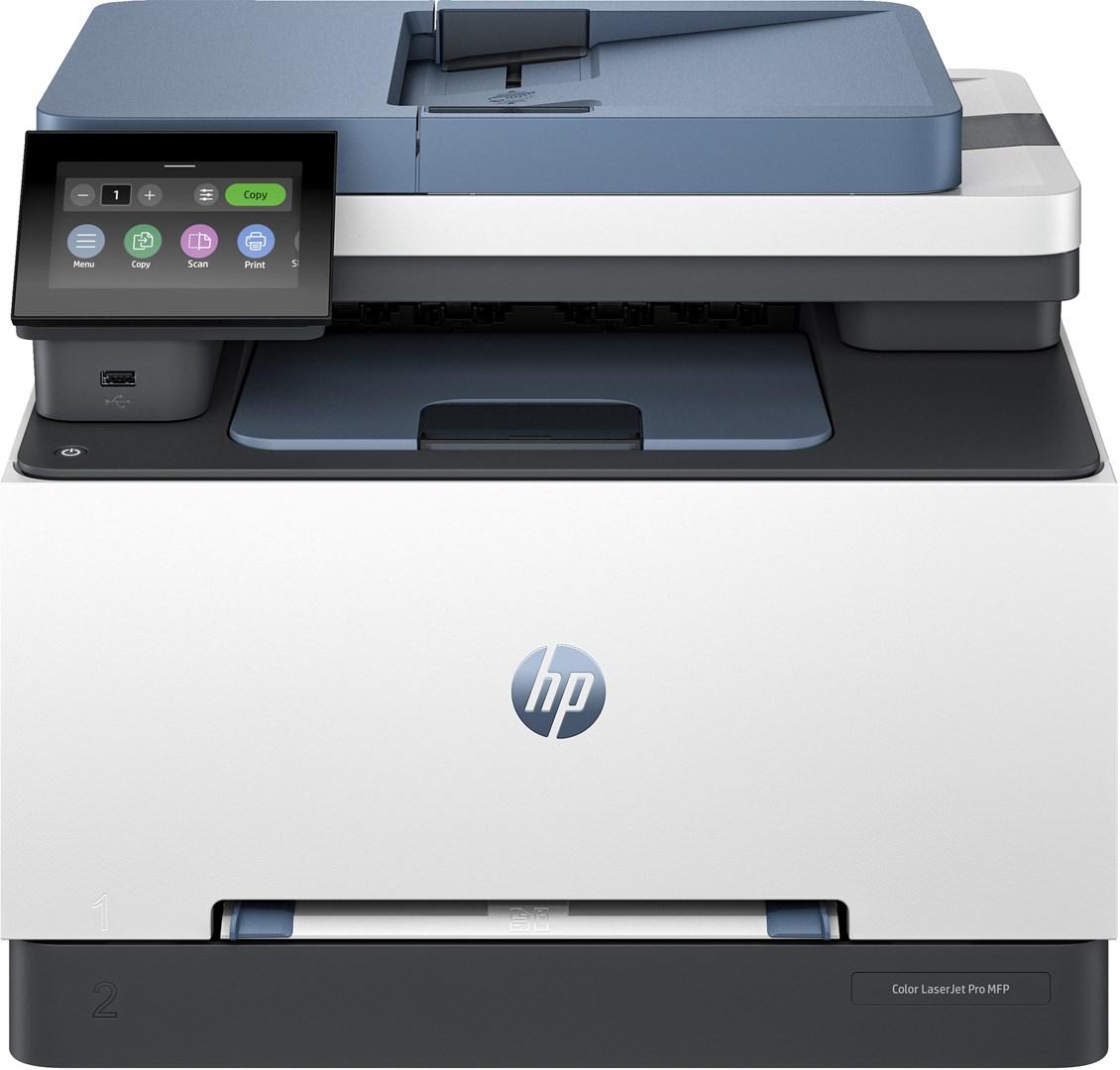 Laserprinter farve A4 - HP Color LaserJet Pro MFP 3302fdw, 25 sider/min, Wi‑Fi