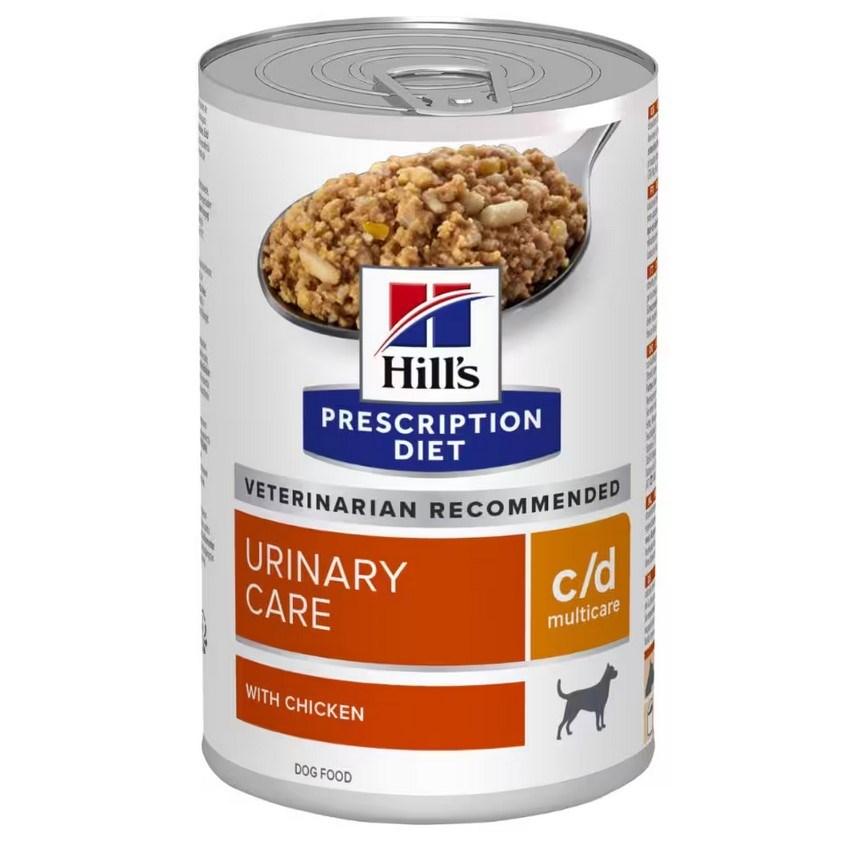 Hundefoder vådfoder Hill's Prescription Diet c/d Urinary Care med kylling 370 g billede