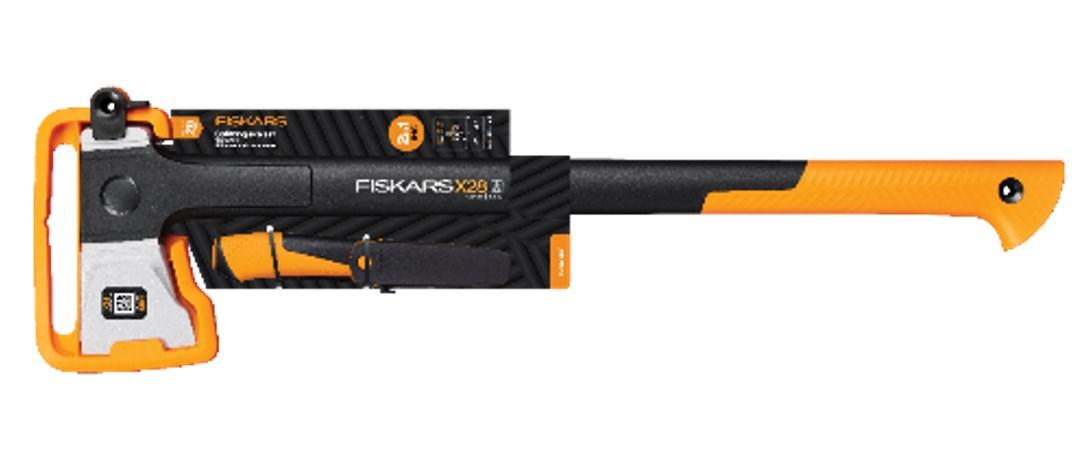Økse til kløvning Fiskars X28 X-series + universalkniv billede