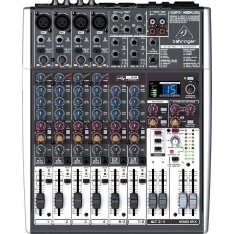 Mikserpult Behringer Xenyx X1204USB – 12 kanaler, grå billede