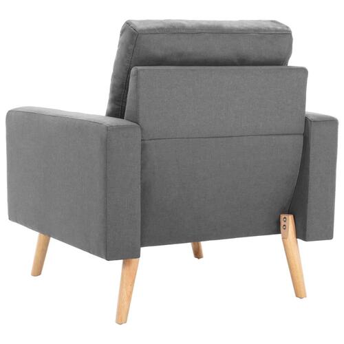 2 personers sofa stof lysegrå