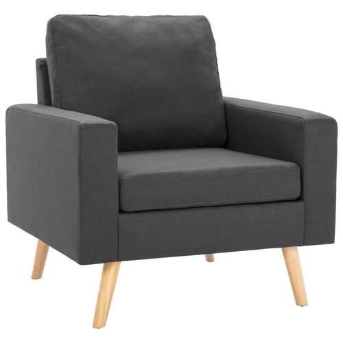 2 personers sofa stof mørkegrå
