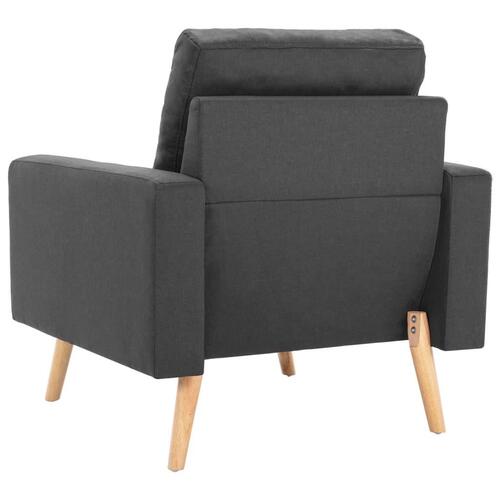 2 personers sofa stof mørkegrå