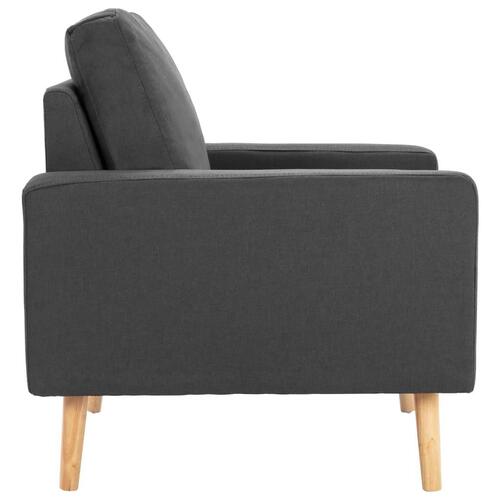 2 personers sofa stof mørkegrå