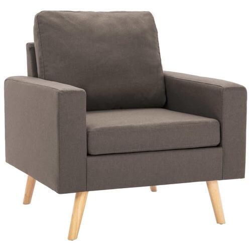 2 personers sofa stof gråbrun