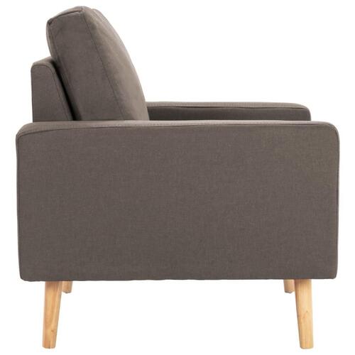 2 personers sofa stof gråbrun