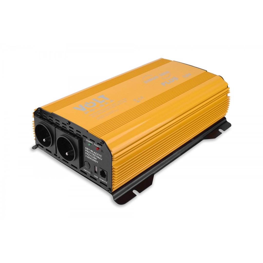 Spændingsomformer SINUS PLUS 3000 12/230 V 1500/3000 W med fjernbetjening