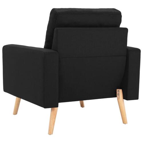 2 personers sofa stof sort