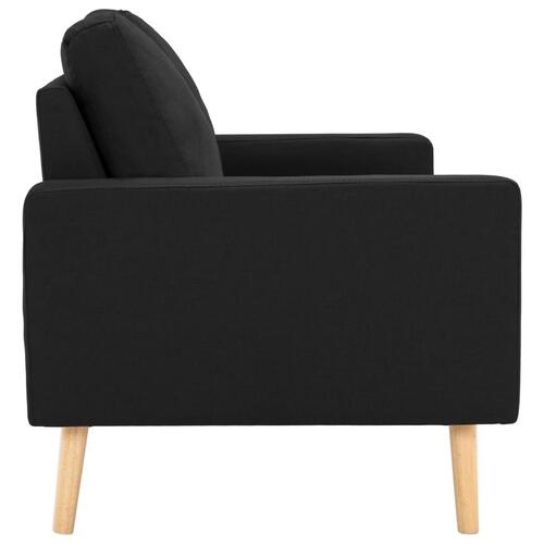 2 personers sofa stof sort