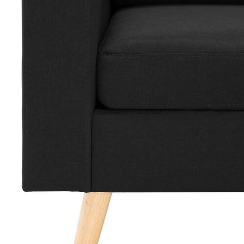 2 personers sofa stof sort