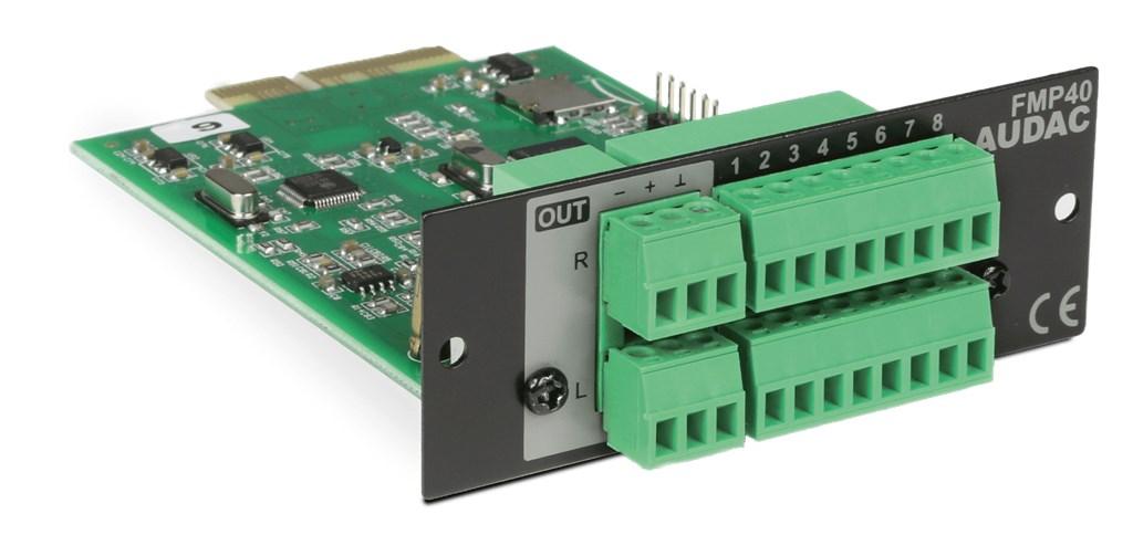 Medieafspiller modul - AUDAC FMP40 lydforstærker