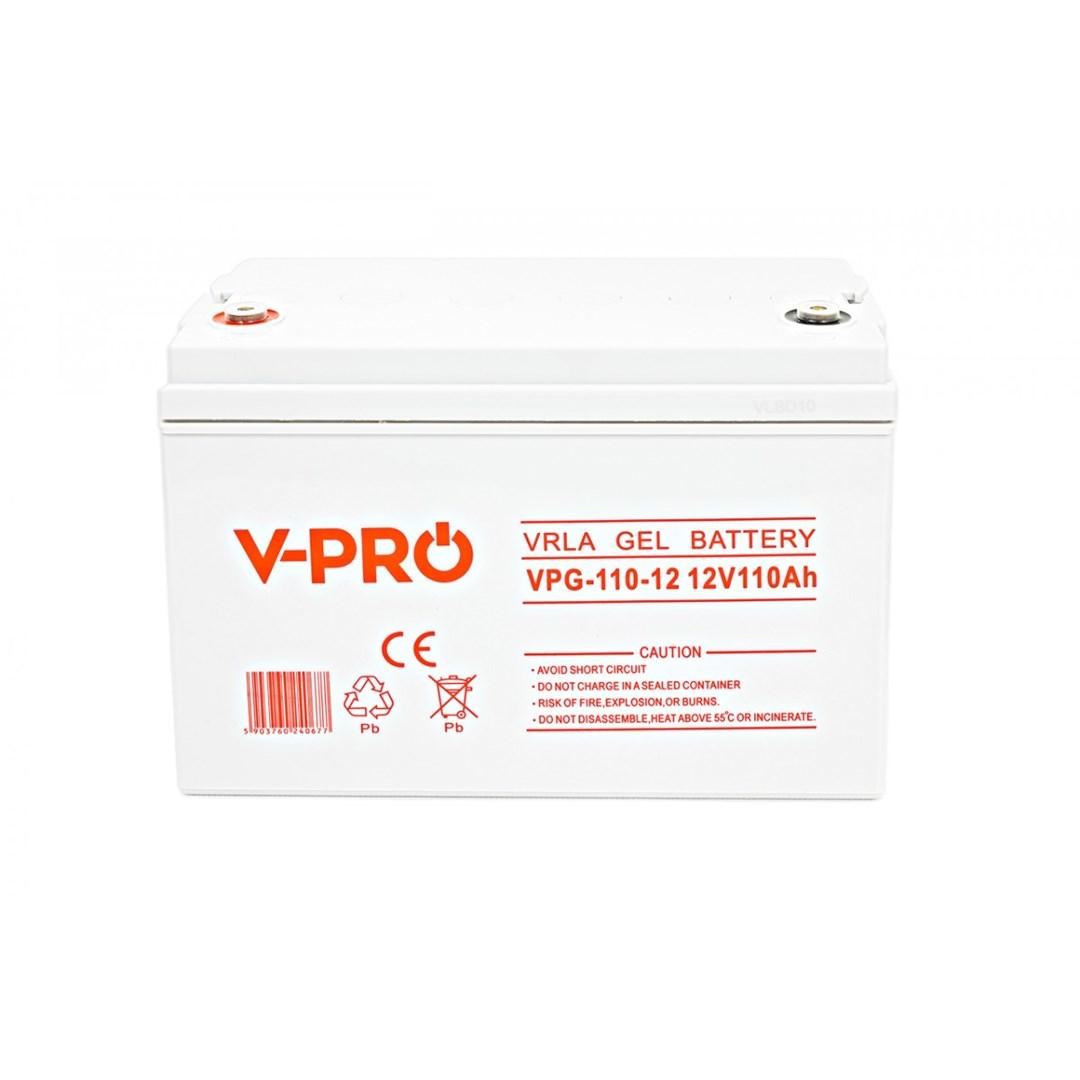 Batteri 12V 110Ah gel – Volt Polska V-PRO billede