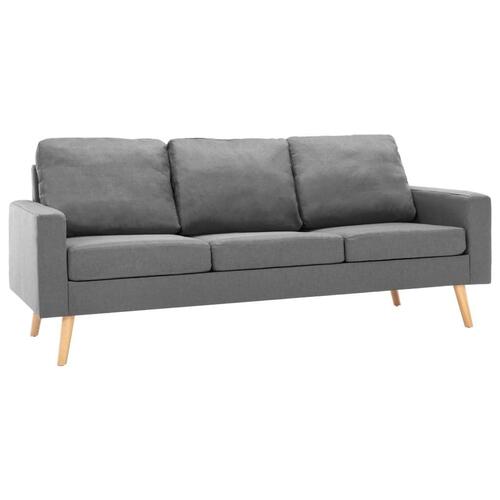 2 personers sofa stof lysegrå