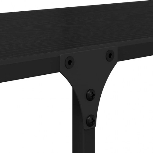 Bogreol med 9 hylder 100 x 32 x 170 cm - sort eg