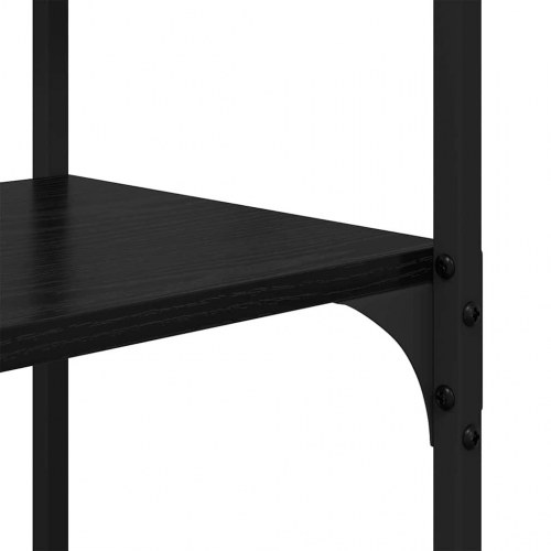 Bogreol med 9 hylder 100 x 32 x 170 cm - sort eg