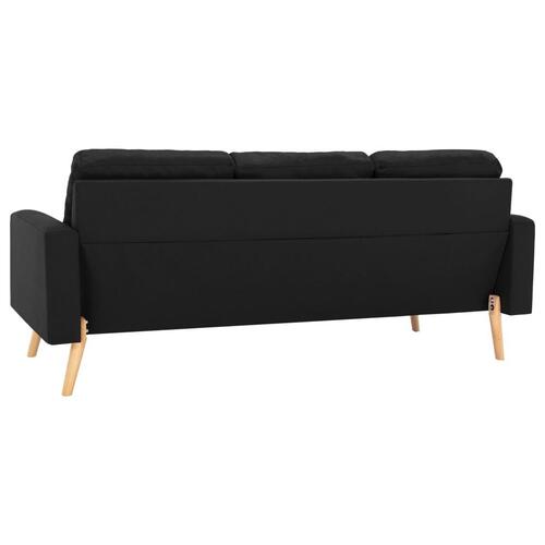 2 personers sofa stof sort
