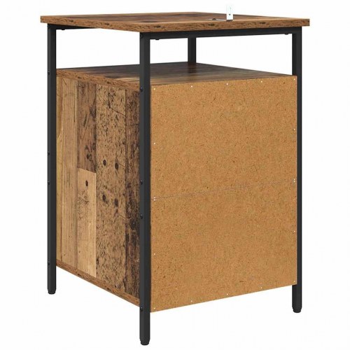Sengeborde 2 stk. i gammelt træ - 40 x 42 x 60 cm