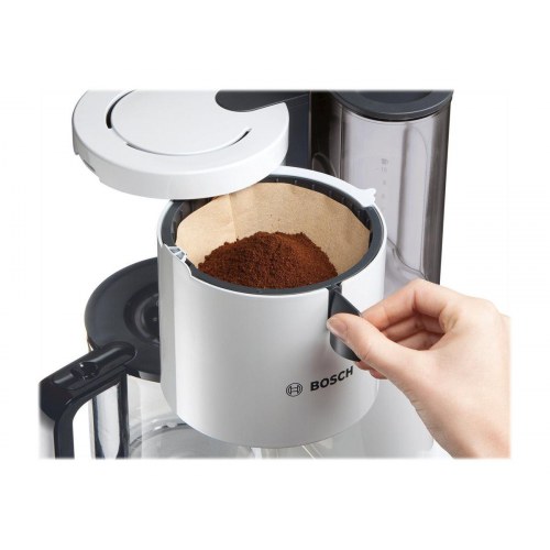 Kaffemaskine Bosch Styline TKA8011 – hvid/anthracit, 15 kopper