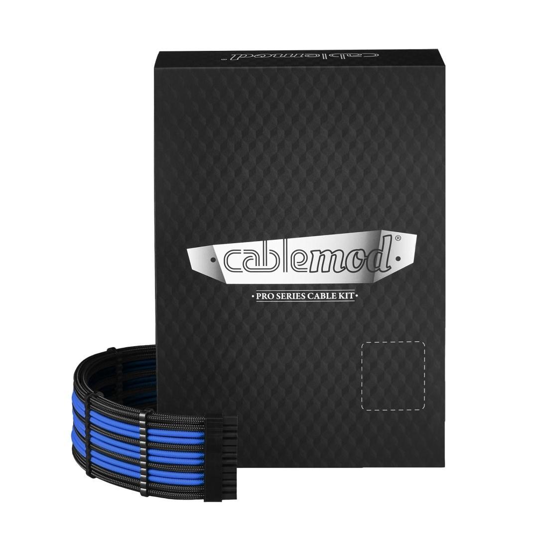 Strømforsyningskabler - CableMod Pro Series, sort/blå billede