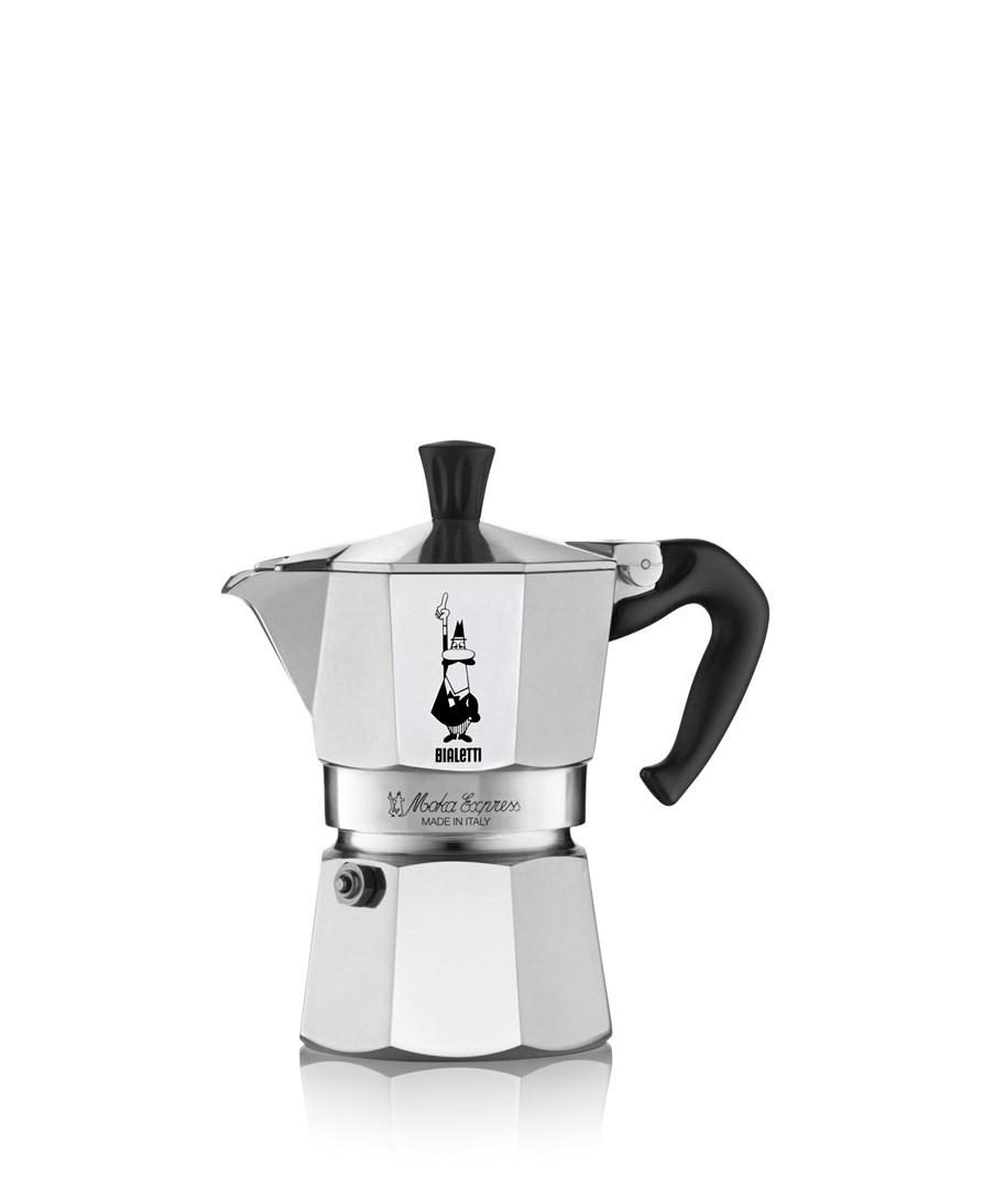 Kaffekande mokka - Bialetti Moka Express 0,23 l (4 kopper) aluminium