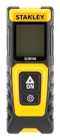 Laser afstandsmåler STANLEY SLM100, 30 m - sort/gul billede