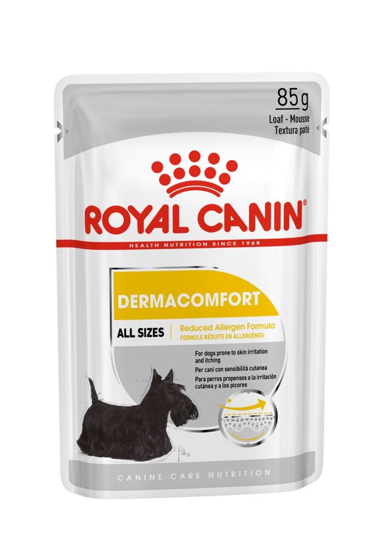 Vådfoder til hund – Royal Canin Dermacomfort, 12 x 85 g billede