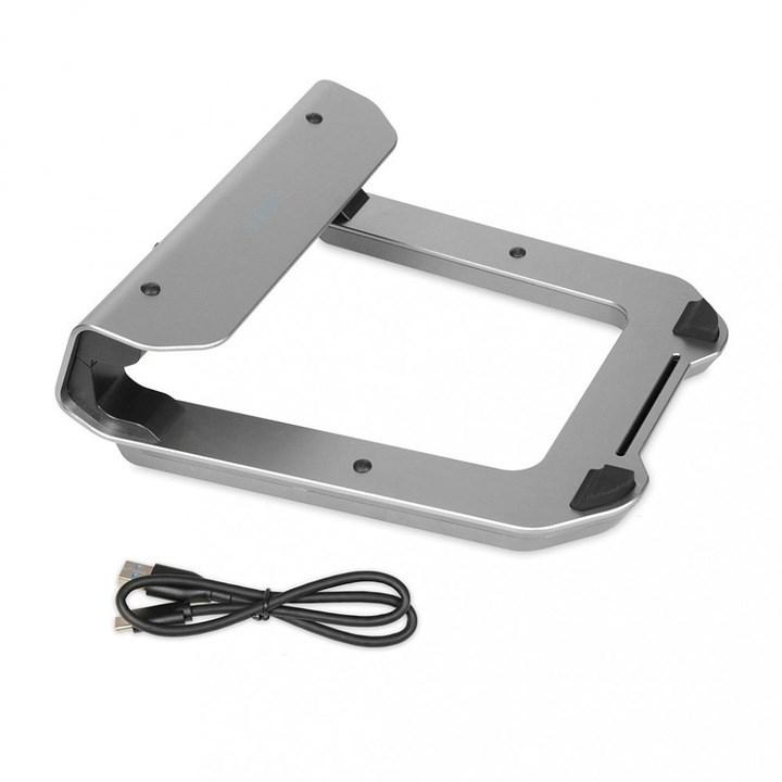Laptop stander iBox med køling – op til 17,3", sølv (NC06) billede