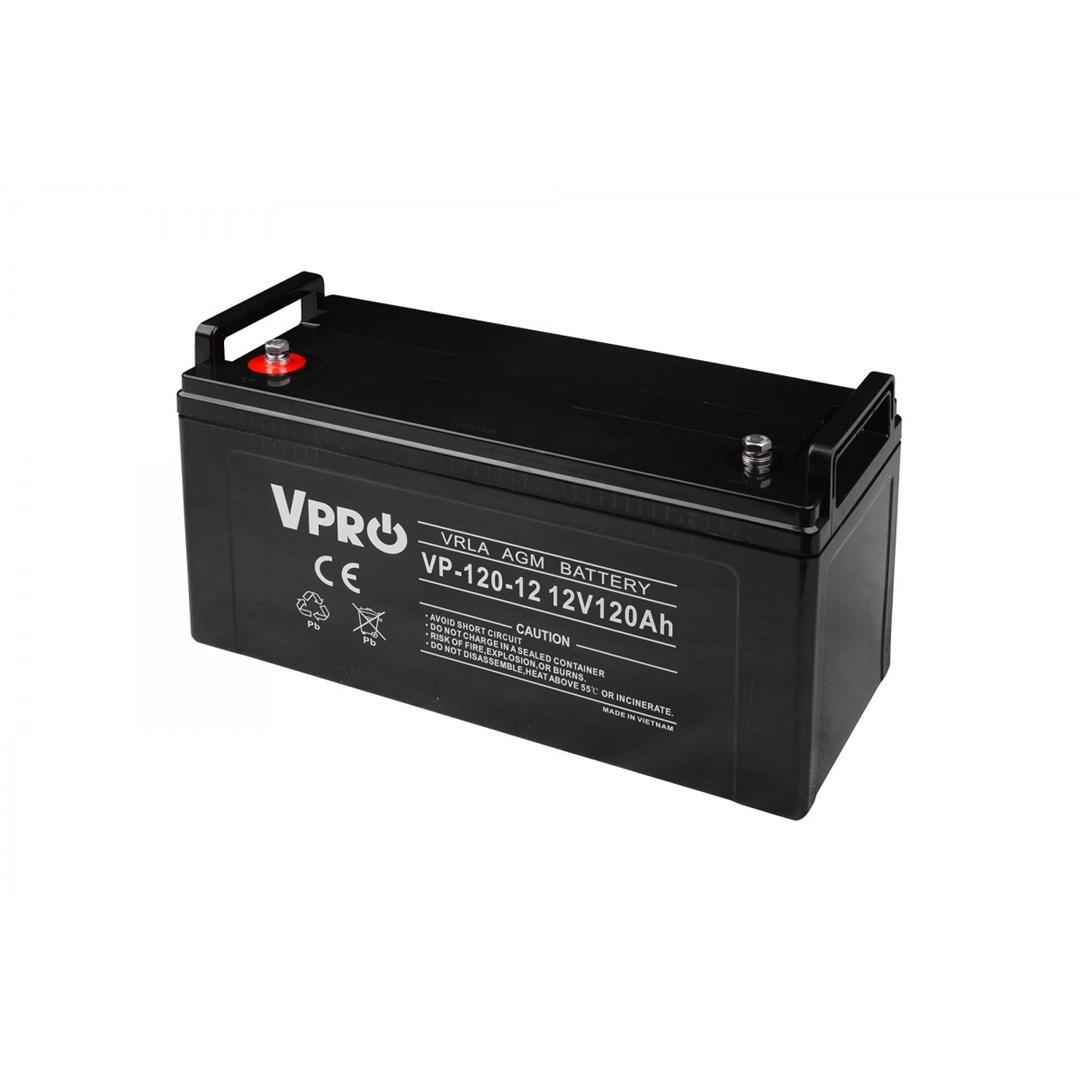 Batteri 12V 120Ah AGM VRLA – Volt Polska VPRO billede
