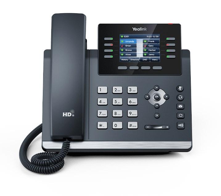 IP-telefon Yealink SIP-T44U grå - 8 linjer, LCD, Wi‑Fi billede