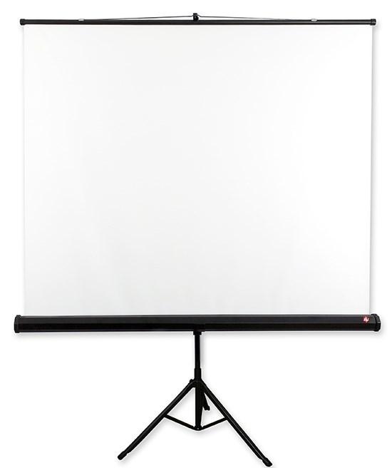 Projektorlærred på stativ AVTEK Tripod Standard 175 – 175 × 175 cm, 1:1 billede