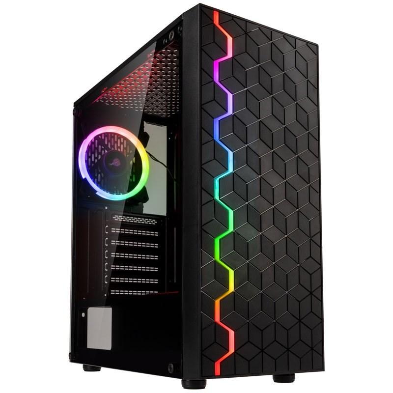 PC kabinet KOLINK Inspire K8 ARGB Mid Tower - sort