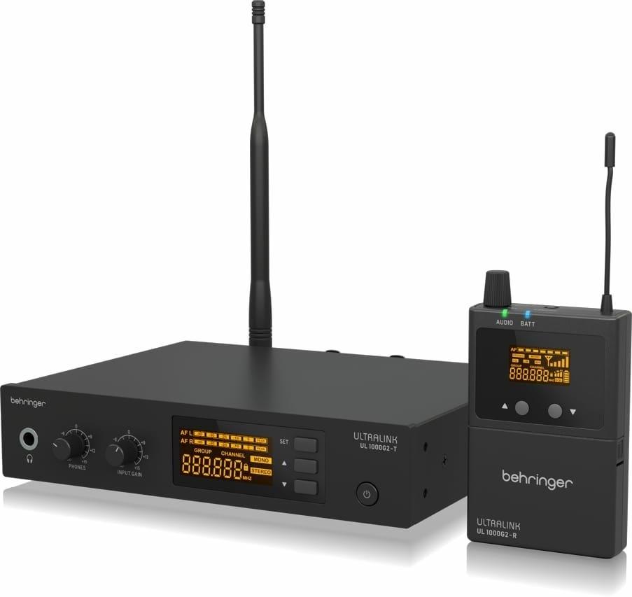 Trådløst in‑ear monitorsystem Behringer UL 1000G2 (UHF) billede