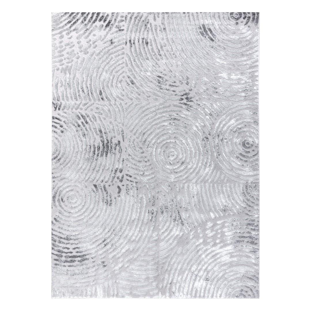 Gulvtæppe gråt 140x190 - Hakano Trex Finger billede