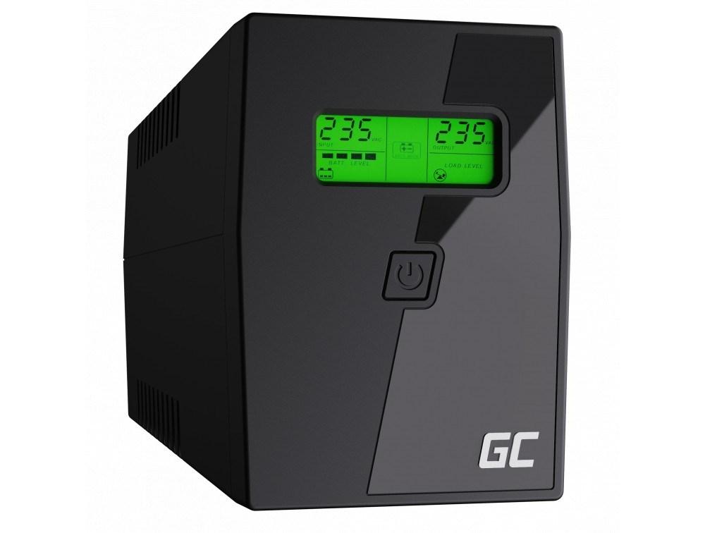UPS strømforsyning - Green Cell Line-Interactive 0,8 kVA / 480 W, 2 Schuko-udtag billede