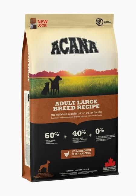 ACANA Heritage Adult Large Breed 17 kg tørfoder til voksne hunde af store racer med kylling og fisk