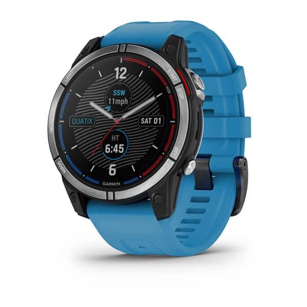 Sportsur Garmin quatix 7 - 47 mm, touch, blå, GPS/Wi‑Fi billede