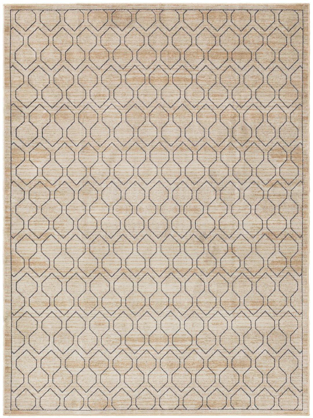 Gulvtæppe Benuta Daisy 100x150 - cremefarvet, klassisk billede
