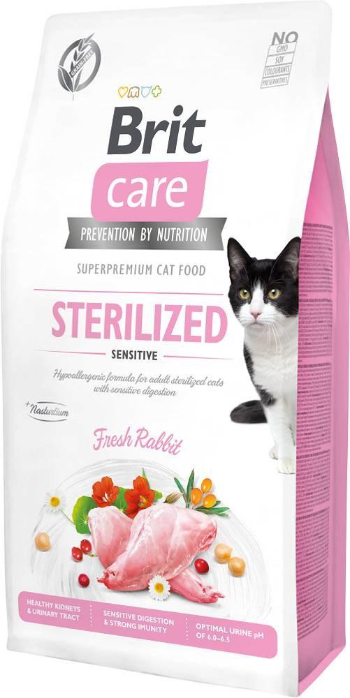 Kattemad Brit Care Grain Free Sterilized Sensitive, tørfoder – 7 kg billede