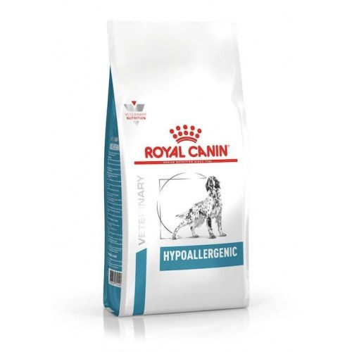 Hundefoder Royal Canin Hypoallergenic 14 kg - voksen hund, lever, ris, grøntsager